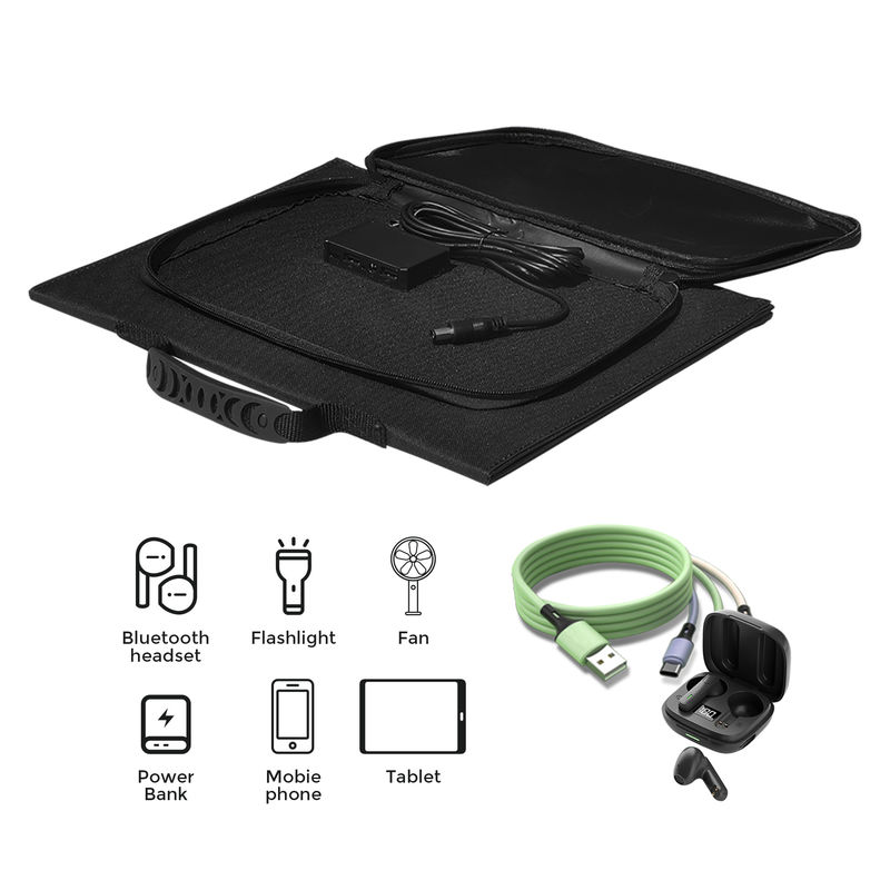 30Watt Solar Panel For Camping And Picnic MONO PERC Cell 30 300 500w Power Station